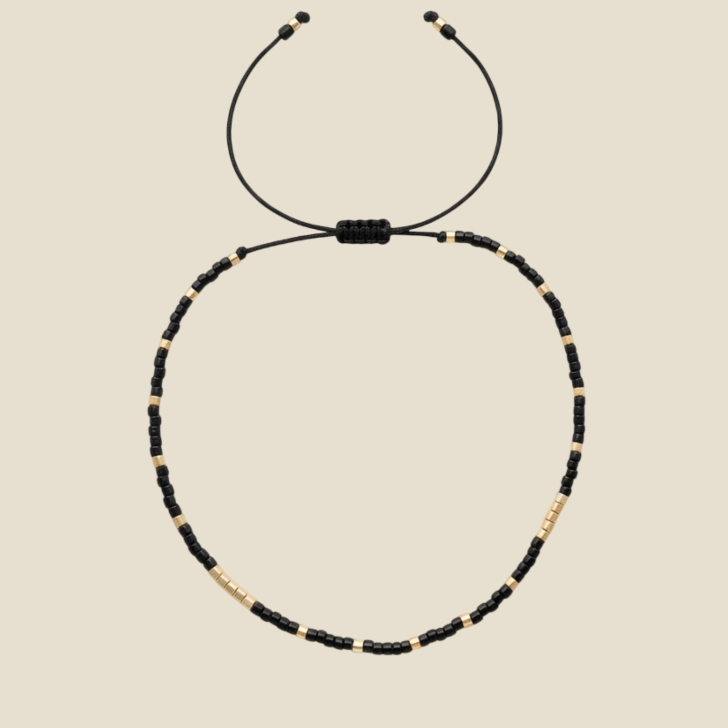 Sunken Gold Bead Bracelet